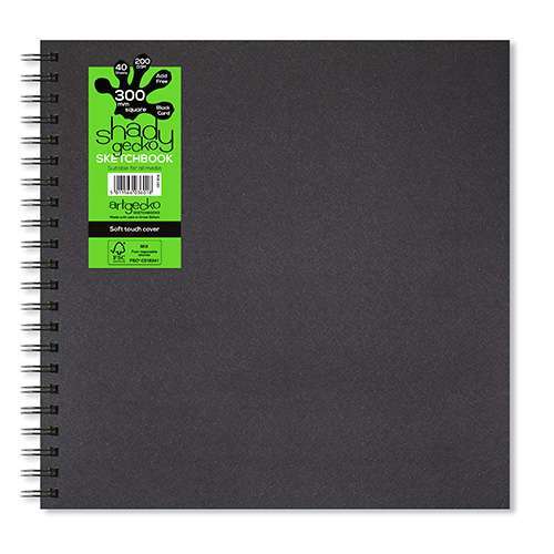 Shady Gecko Sketchbook 300x300mm
