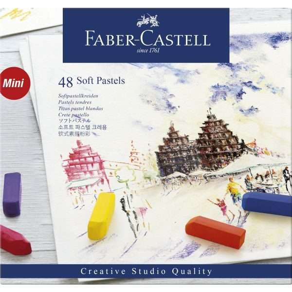 faber castell soft pastels pack of 48 mini