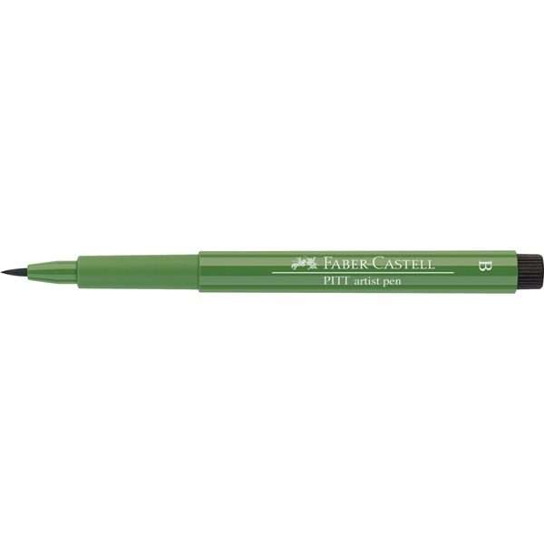 167467 Pitt Artist Brush Pen Permanent Green Olive No.167 - Image 1