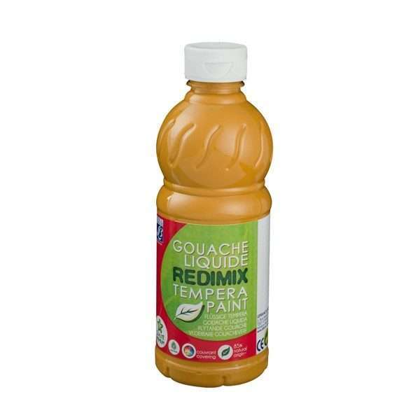 Color and Co Redimix Poster Paint Paint 500ml Yellow Ochre