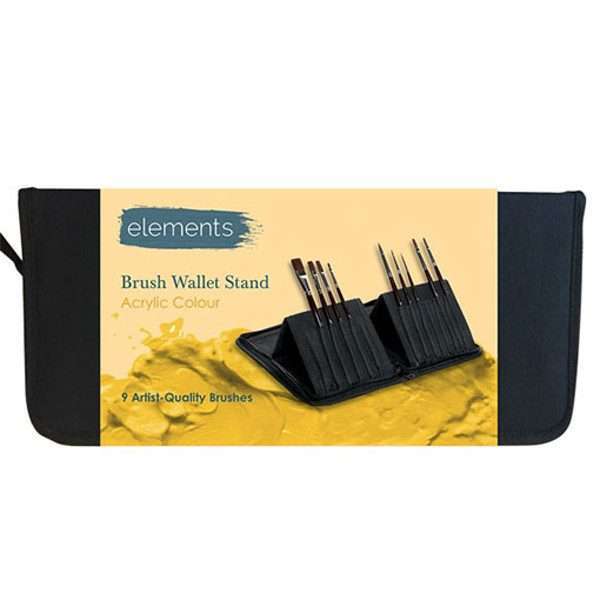 Elements Acrylic Brush Wallet