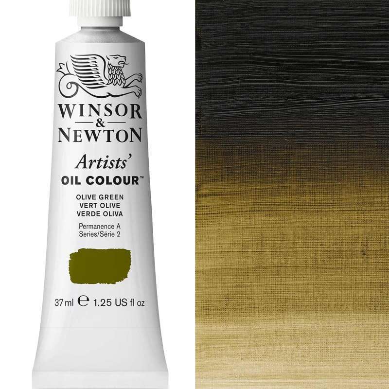 Winsor and Newton Artist Oil Paint 37ml S2 Olive Green