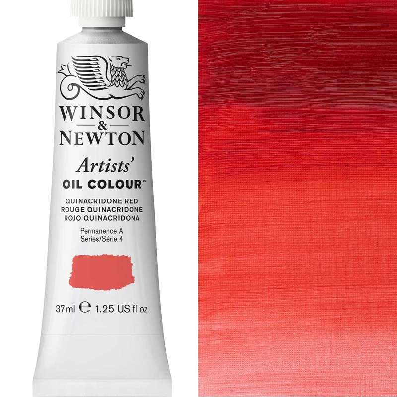 Winsor and Newton Artist Oil Paint 37ml S4 Quinacridone Red