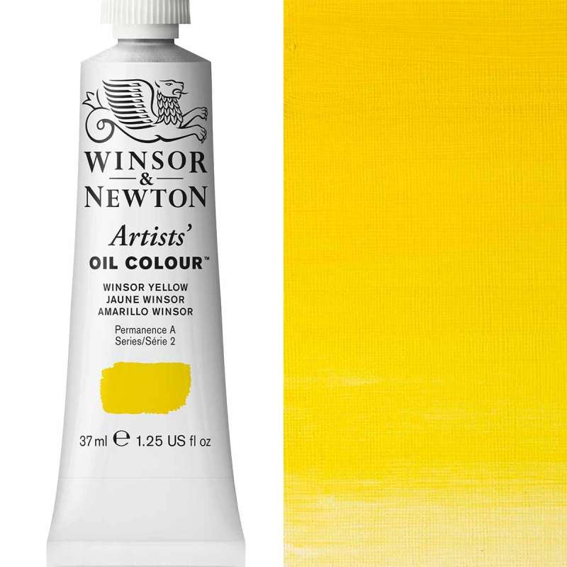 37ml-Winsor-Yellow-Artists-Oil.jpg Winsor and Newton Artist Oil Paint 37ml S2 Winsor Yellow - Image 1