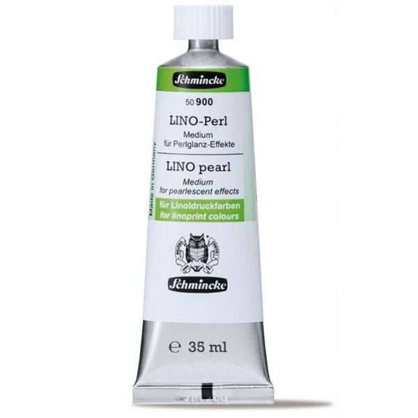50900-scr Schmincke Lino Ink 35ml Pearl Medium - Image 1