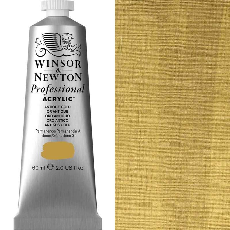 Winsor and Newton Professional Acrylic S3 60ml Antique Gold