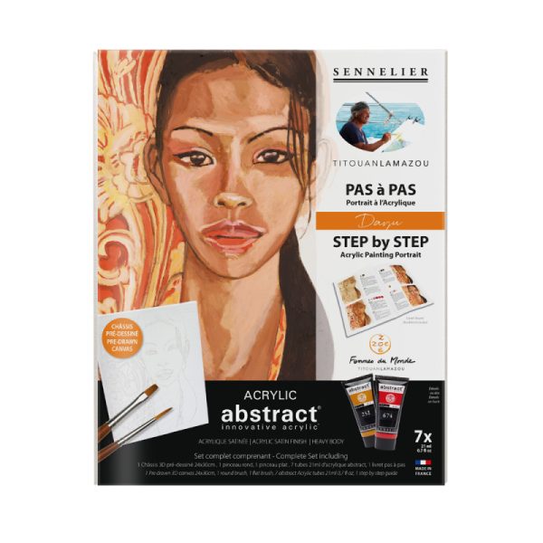 Acrylic-painting-kit-step-by-step-Abstract-Dayu-Titouan-Lamazou-Sennelier