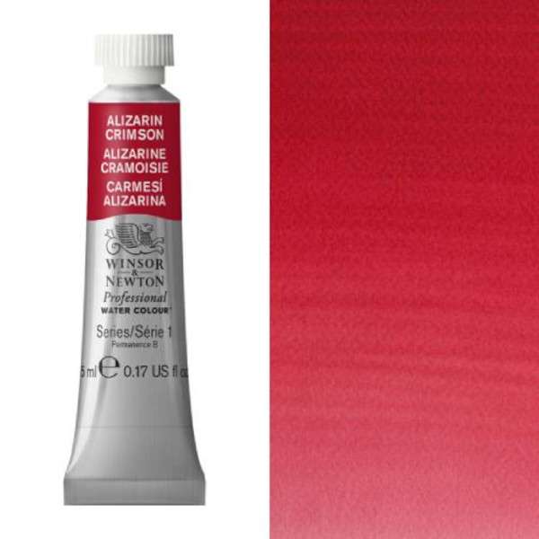 Winsor and Newton Artist Watercolour 5ml S1 Alizarin Crimson