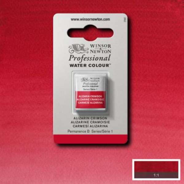 Winsor and Newton Artist Watercolour Half Pan S1 Alizarin Crimson