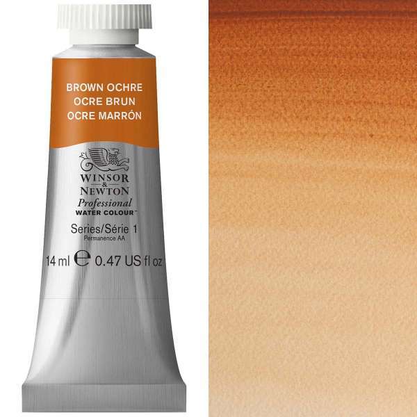 Winsor and Newton Artist Watercolour 14ml S1 Brown Ochre