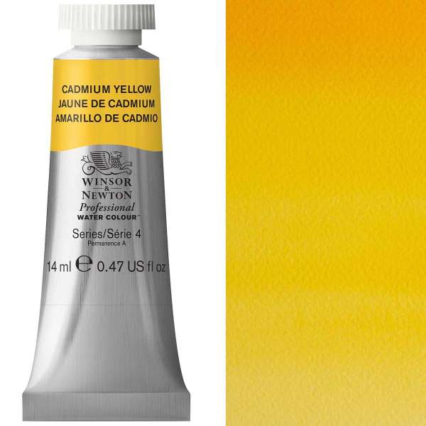 Winsor and Newton Artist Watercolour 14ml S4 Cadmium Yellow