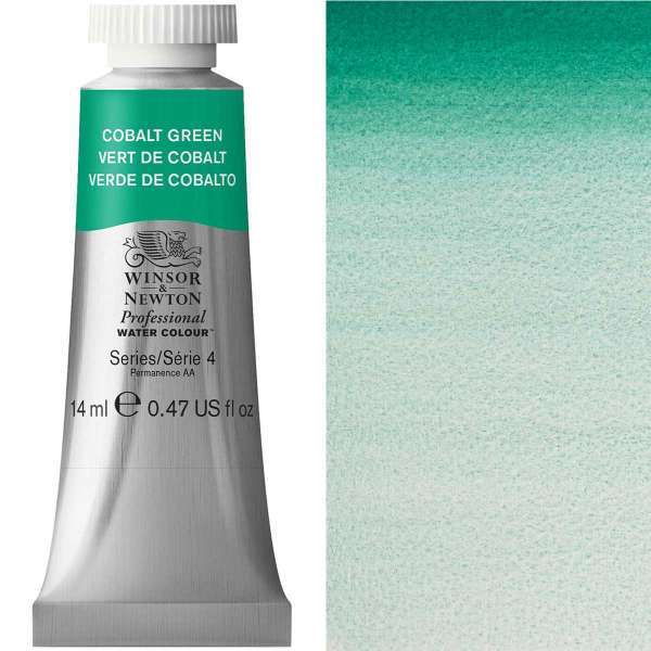 Cobalt-Green-14ml-S4-Professional-Watercolour.jpg Winsor and Newton Artist Watercolour 14ml S4 Cobalt Green - Image 1