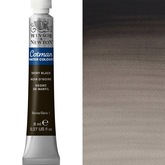 Cotman Watercolour Ivory Black 8ml Cotman-Watercolour-Ivory-Black-8ml