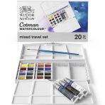 Cotman Watercolours Painting Plus - Mixed Travel Set