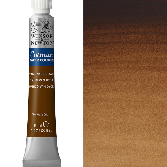 Cotman-Watercolour-Vandyke-Brown-8m