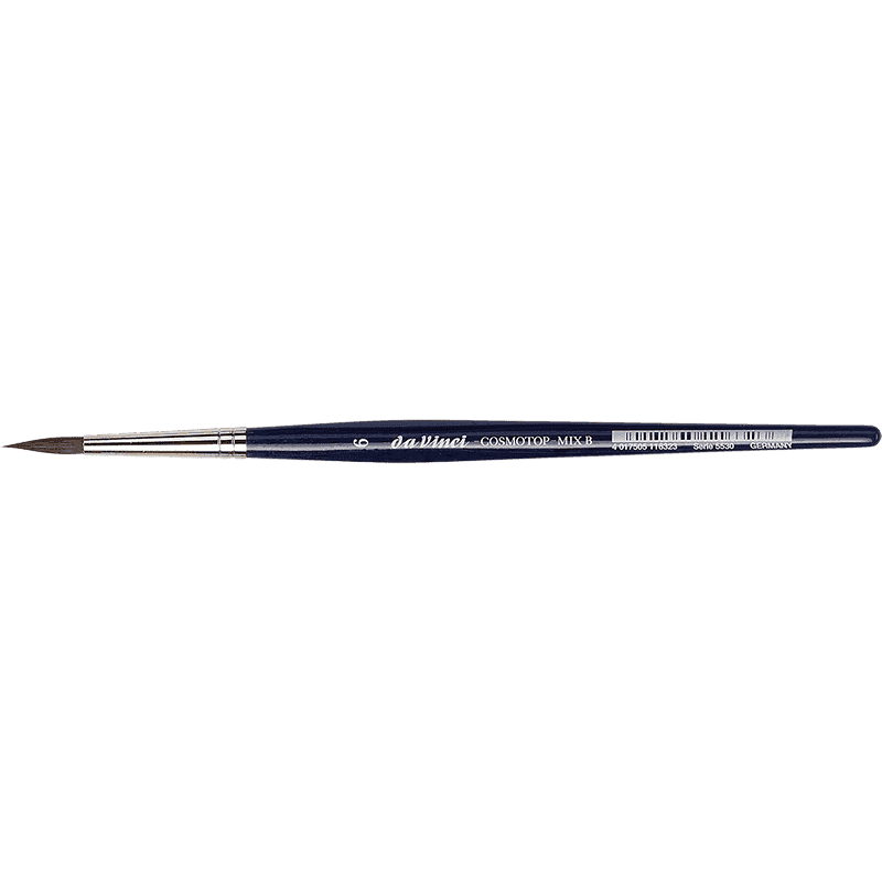Da Vinci Cosmotop-mix B Round Watercolour Brush Series 5530 No. 6 Da Vinci Cosmotop-mix B Round Watercolour Brush Series 5530 No. 6 - Image 1