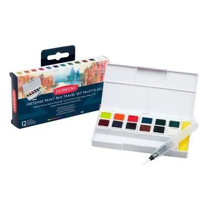 Derwent Inktense Paint  Set of 12 Pan Palette #2