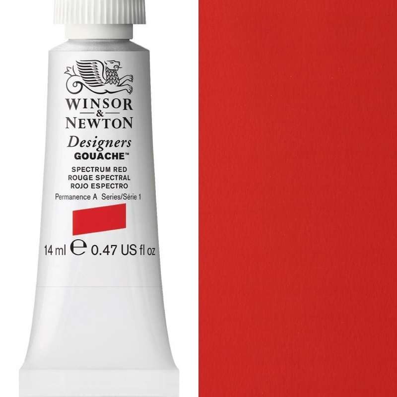 Designer Gouache 14ml Series 1 Spectrum Red Designer Gouache 14ml Series 1 Spectrum Red - Image 1