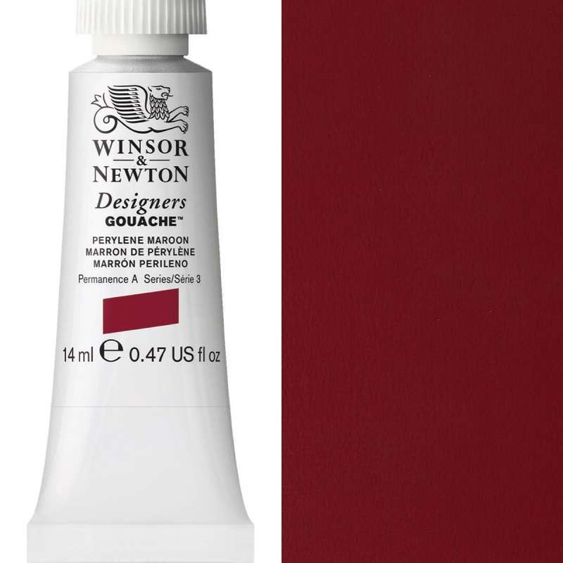 Designer Gouache 14ml Series 3 Perylene Maroon