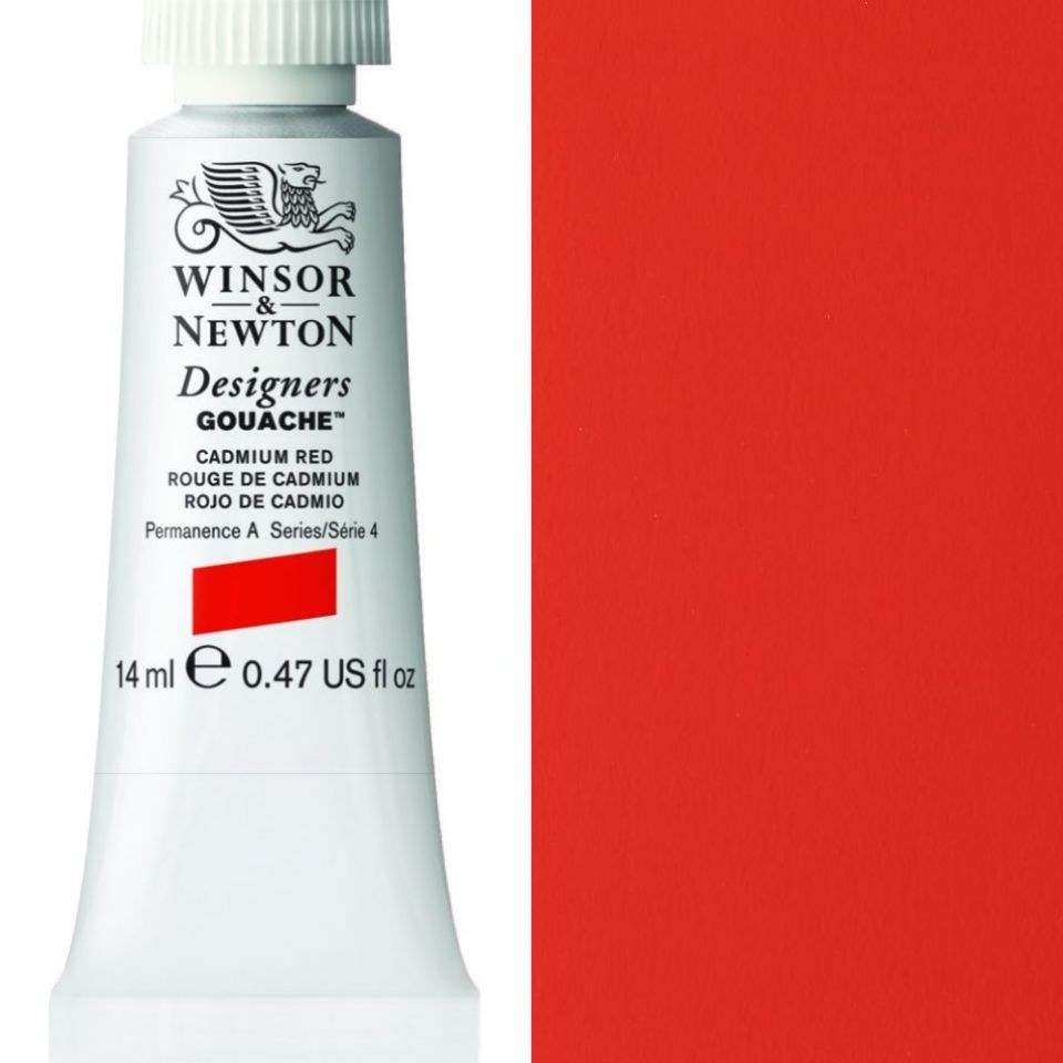Designer Gouache 14ml Series 4 Cadmium Red