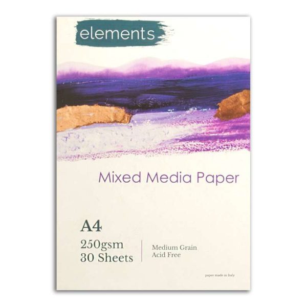 Elements Mixed Media Paper A4