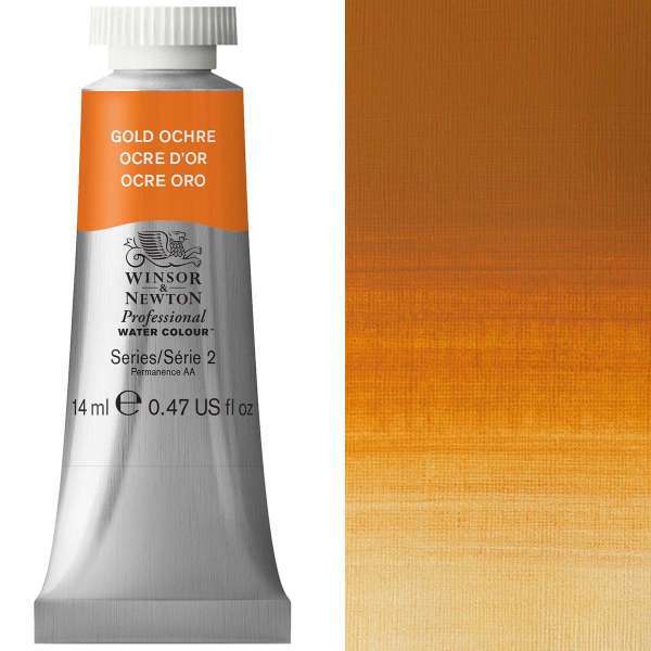 Winsor and Newton Artist Watercolour 14ml S2 Gold Ochre