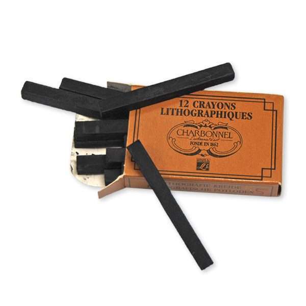 Box of 12 Lithographgraph Crayons No 1 Hard