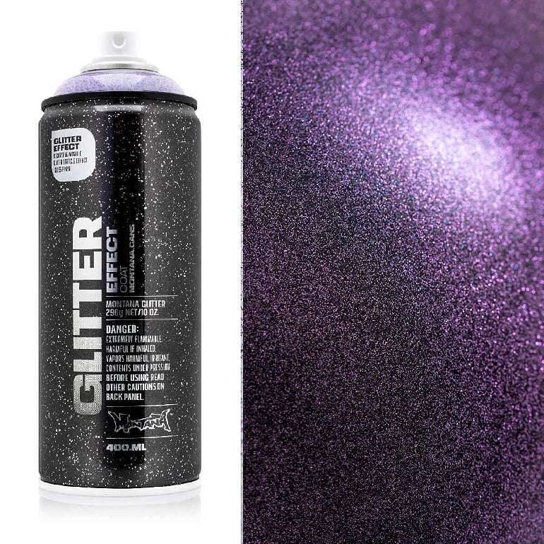 Montana Glitter Effect Spray Paint Amethyst 400ml