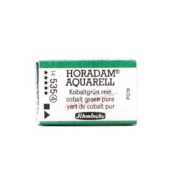 Schmincke Artist Quality Horadam Watercolour Whole Pan S4 Cobalt Green Pure