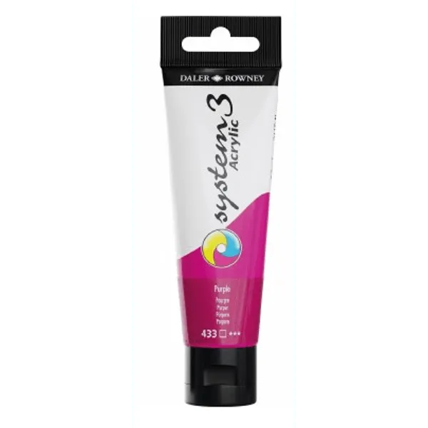 System 3 Acrylic Paint Purple150ml