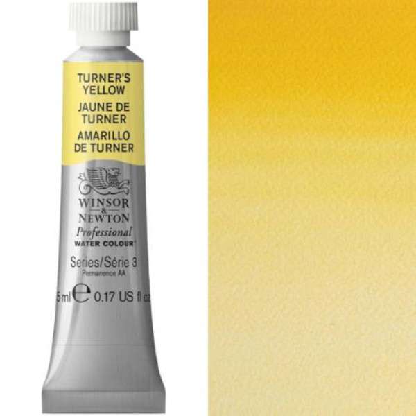 Winsor and Newton Artist Watercolour 5ml S3 Turner's Yellow
