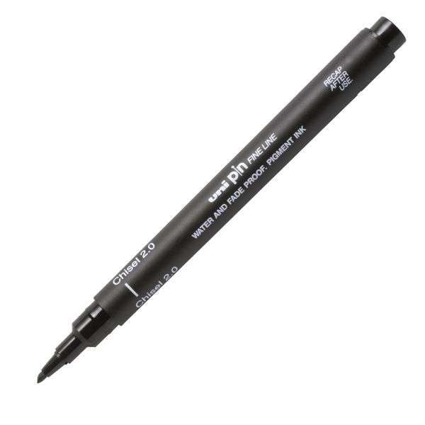 Uni Pin Fine Line Marker Chisel Tip 2mm