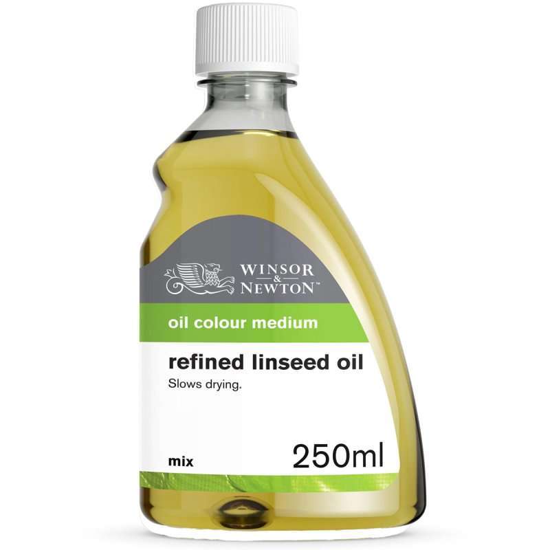 Winsor and Newton Linseed Oil Refined Oil 250ml