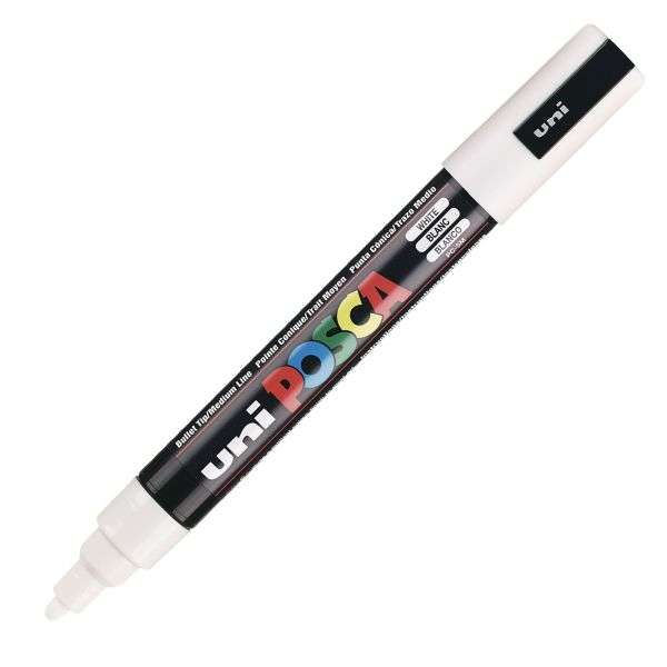 WHITE-6.jpg Posca Pc-5m White - Image 1