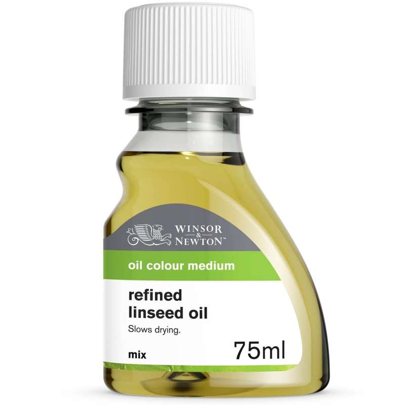 Winsor and Newton Refined Linseed Oil 75ml