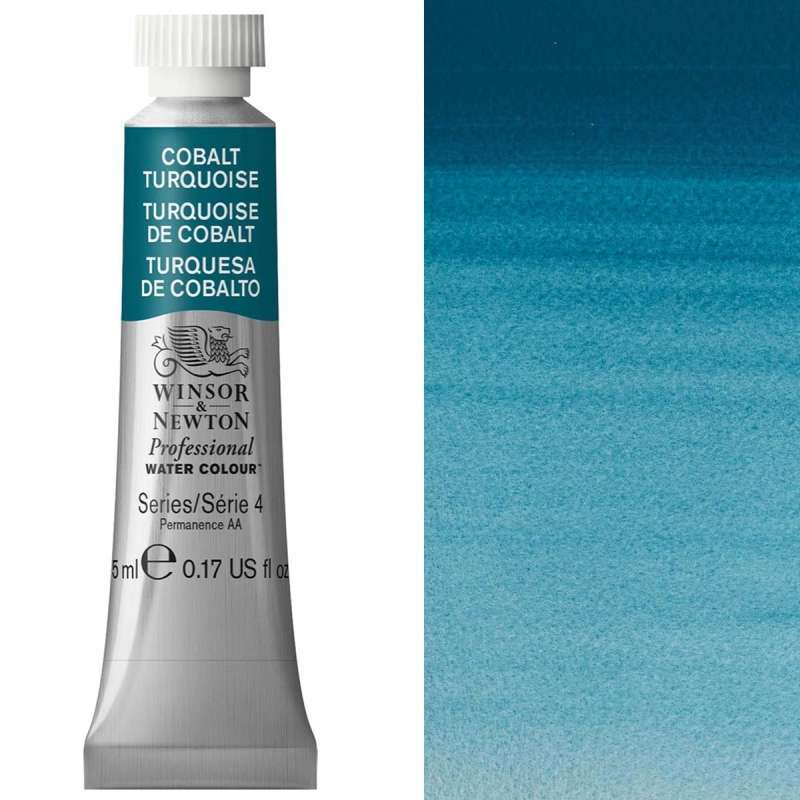 Winsor and Newton Artist Watercolour 5ml S4 Cobalt Turquoise