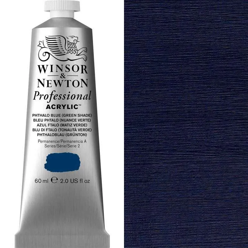 Winsor and Newton Professional Acrylic S2 60ml Phtalo Blue Green Shade