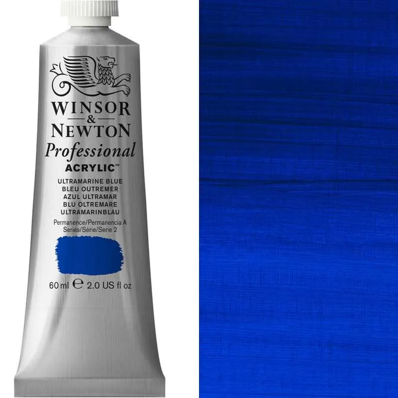 Winsor and Newton Professional Acrylic S2 60ml Ultramarine Blue
