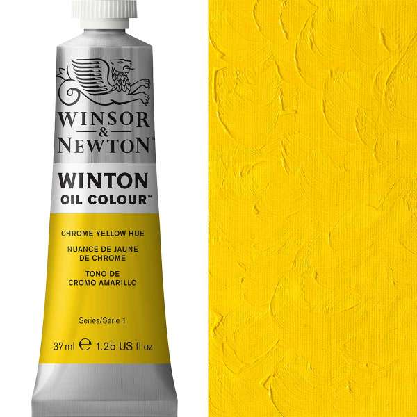Winton Oil Paint 37ml Chrome Yellow Hue