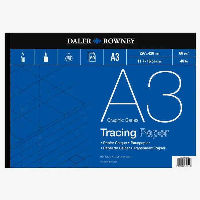 Daler Tracing Pad 60gsm A3