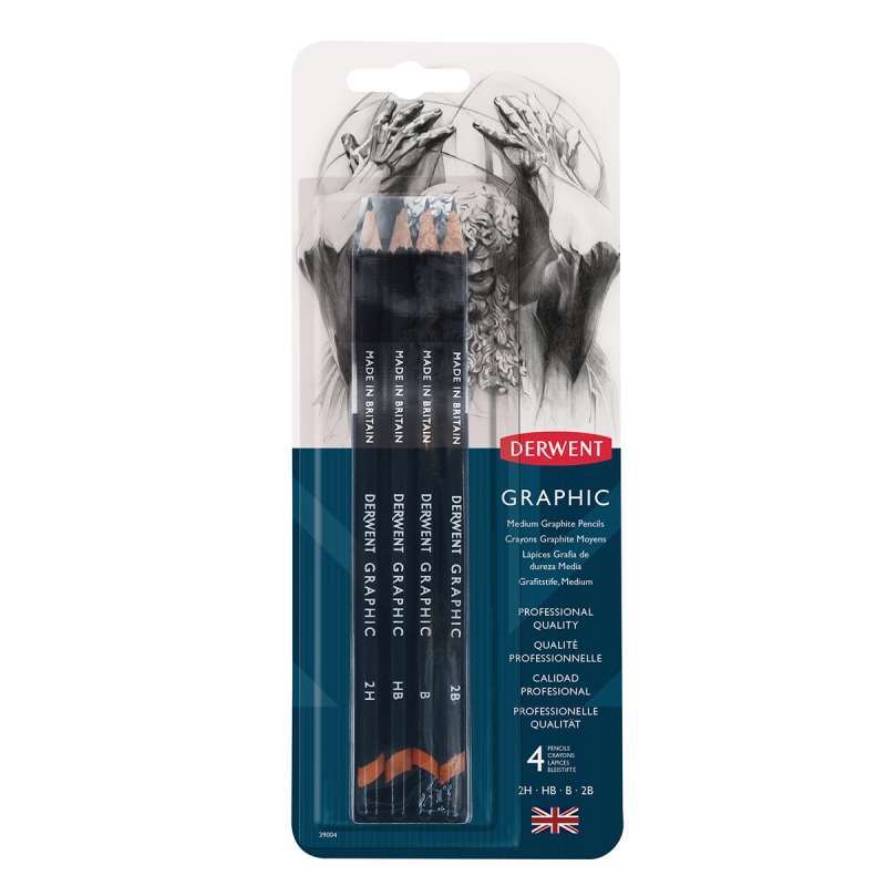 Derwent Graphic Pencil Designer Pack of 4