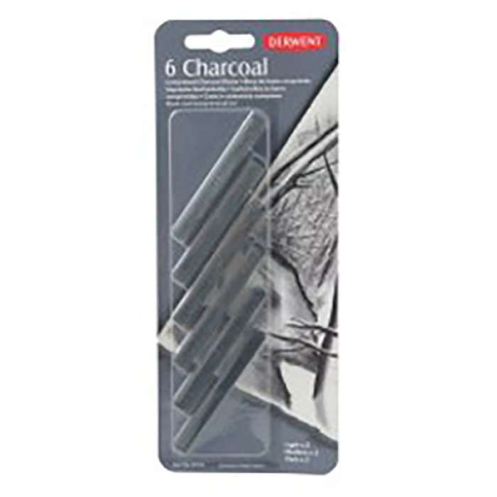 Derwent Compressed Charcoal Sticks Pack of 6