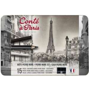 Conte Tin Sketching Set