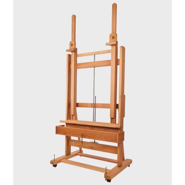 Double Pole Studio Easel with Double Crank M/02