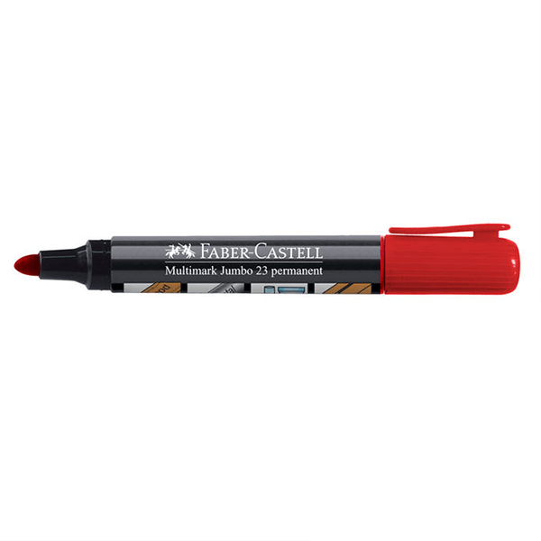 Multimark Jumbo Permanent Bullet Red
