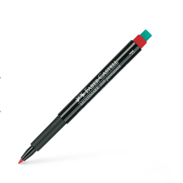 multimarkrredf Multimark Fine Permanent Marker Red - Image 1