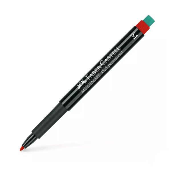 multisoluberedm Multimark Medium Permanent Marker Red - Image 1