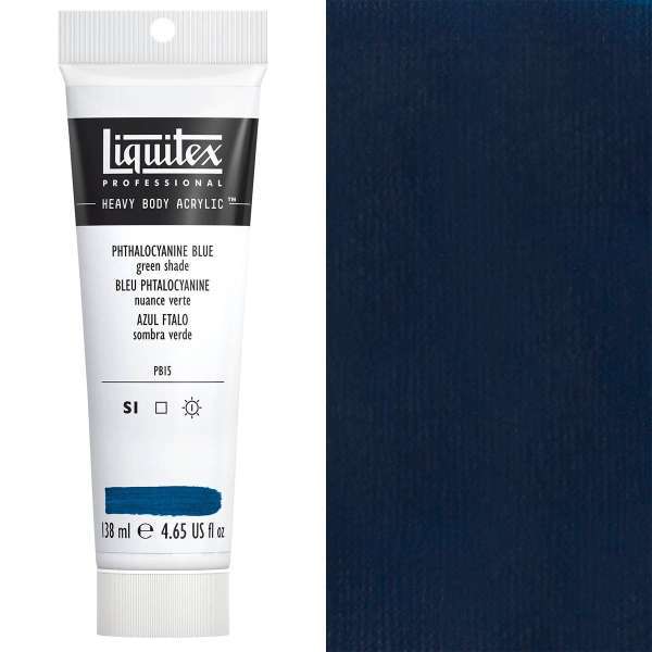 phthalobluegs.jpg Liquitex Heavy Body 138ml S1 Phtalo Blue (green Shade) - Image 1