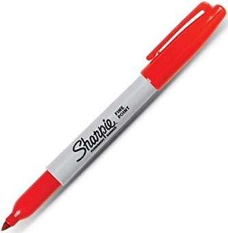 Sharpie Marker Fine Red